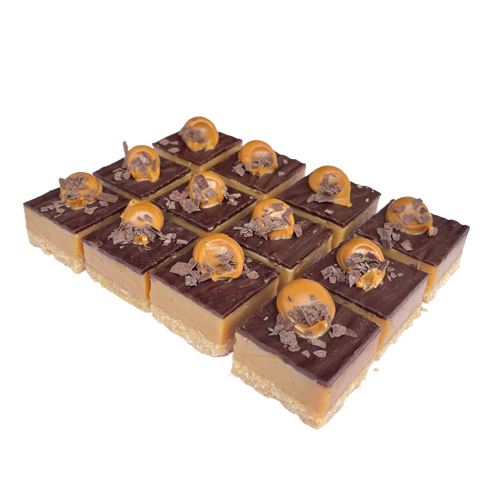 Mini Chocolate Caramel Squares (4cm) (12pk)